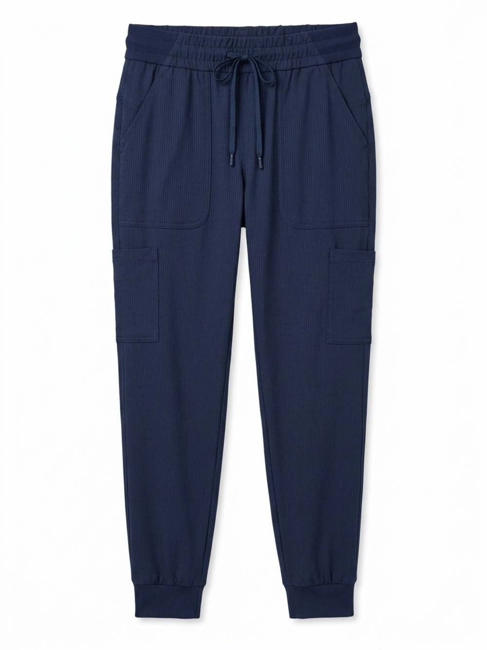 lululemon athletica Men's Navy Ribbed Cargo Joggers